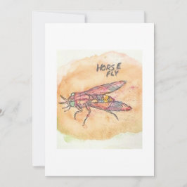 Horse Fly Greeting Card Inbjudningar