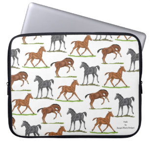 Horse Foals Laptop Fodral