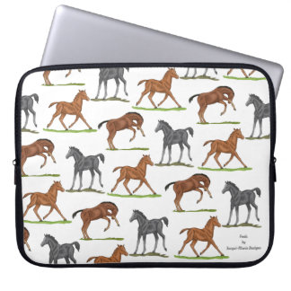 Horse Foals Laptop Fodral