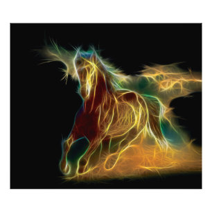 Horse Fractal Fototryck