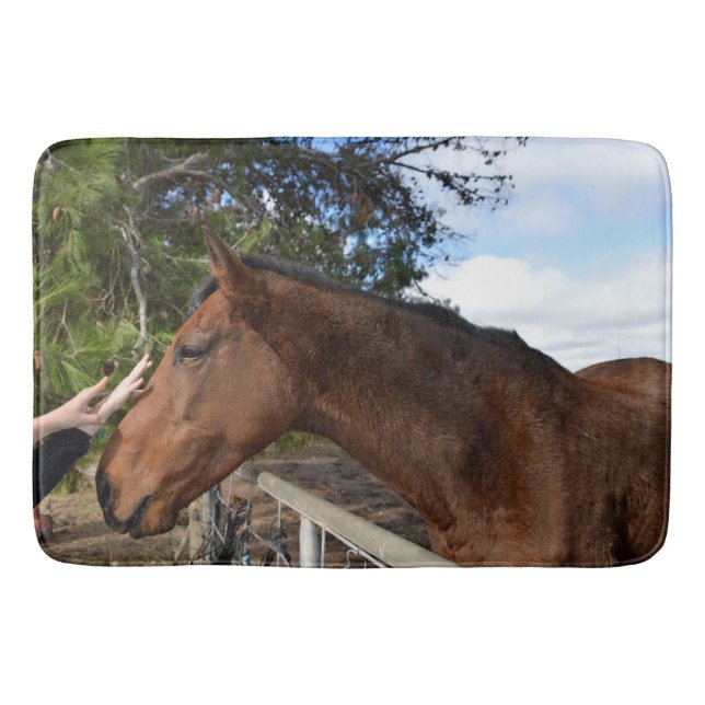 Horse Friend Forever, Memory Foam Bathmat Badrumsmatta (Framsidan)