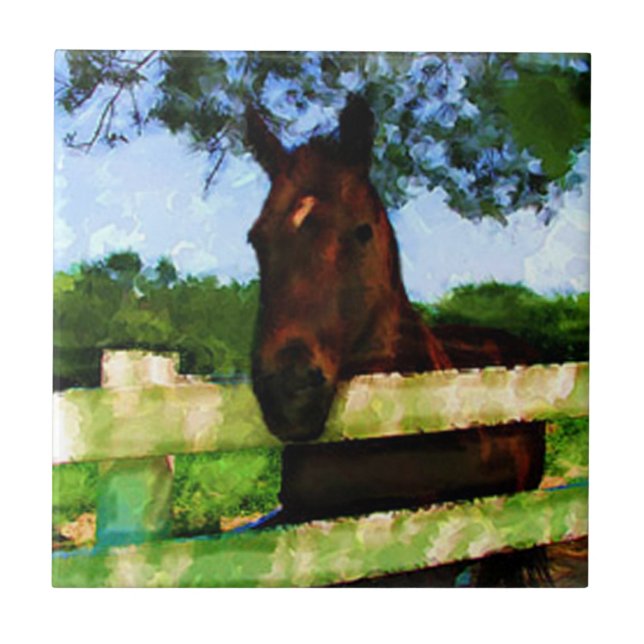 Horse Friendly Kakelplatta (Framsidan)