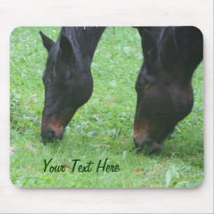 Horse Friends Grazing Animal Mousepad Musmatta