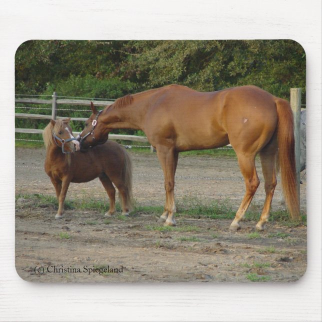 Horse Friends kysses Mousepad Musmatta (Framsidan)