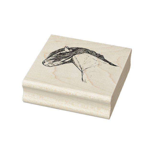 Horse Frimärke Stämpel (Stämpel)