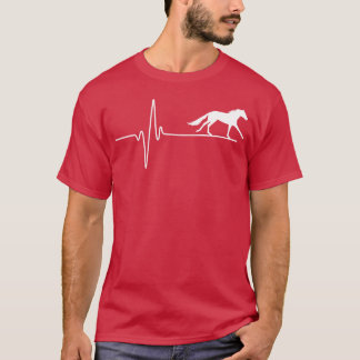 Horse Galloping Heartslag-vän T Shirt