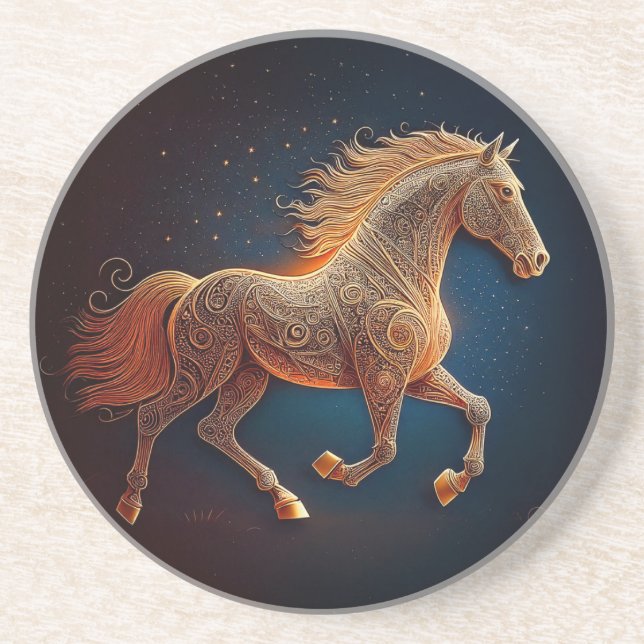 Horse Galloping Underlägg (Framsidan)