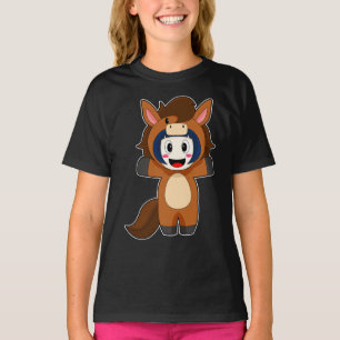 Horse Girl Costume T Shirt