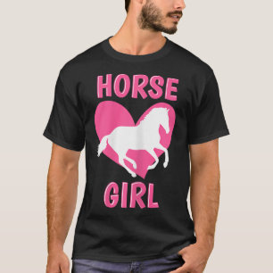 Horse Girl Equestrian Horse Lover T Shirt