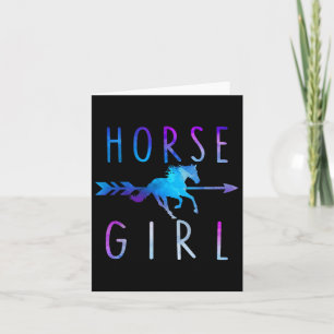 Horse Girl Funny Equestrian Rider Kort