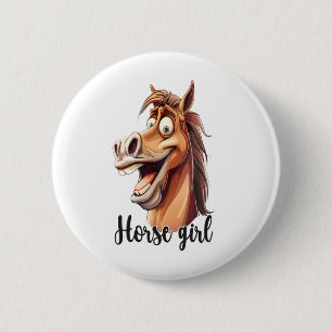 Horse Girl Funny Horse Knapp