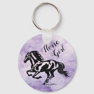 Horse Girl, Horse Keychain Nyckelring