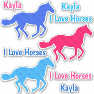 Horse Girl Klistermärken