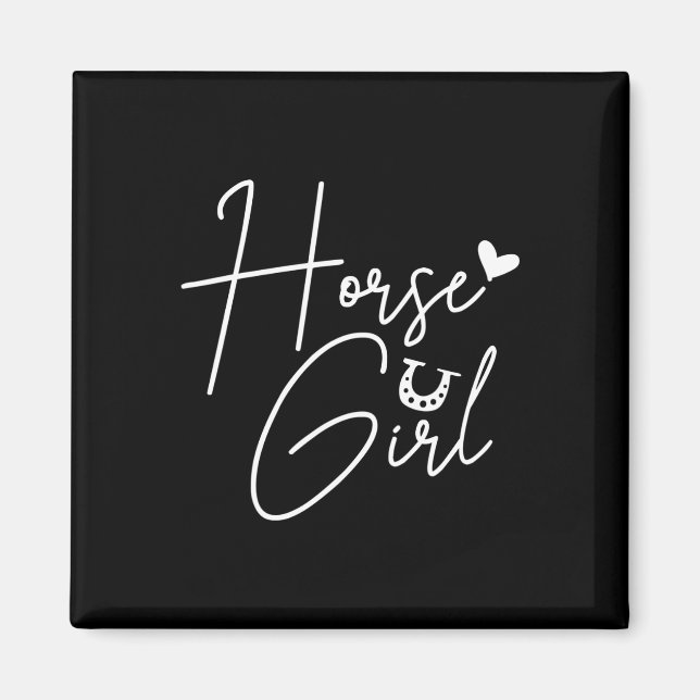 Horse  Girl Magnet (Framsidan)