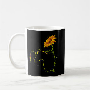 Horse Girl Solros Equestrian H Kaffemugg