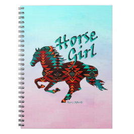 Horse Girl, Southwest Horse Anteckningsbok