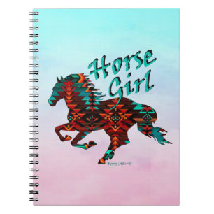 Horse Girl, Southwest Horse Anteckningsbok