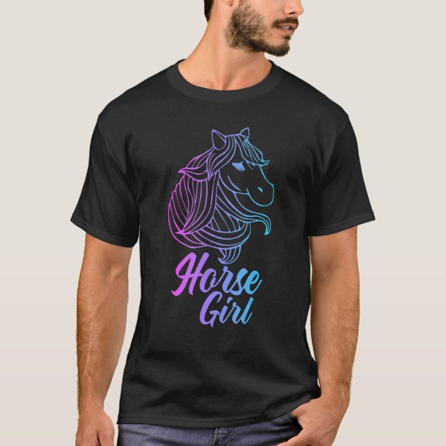 Horse Girl T Shirt (Framsida)