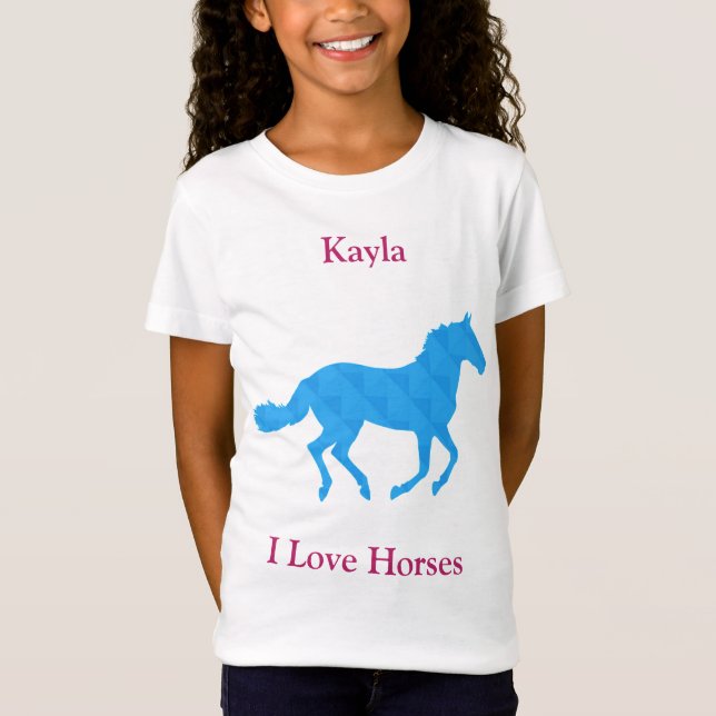 Horse Girl T Shirt (Framsida)