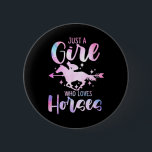 Horse Girls  Equestrian Horse Kärlek Knapp<br><div class="desc">Horse Girls  Equestrian Horse Lover</div>