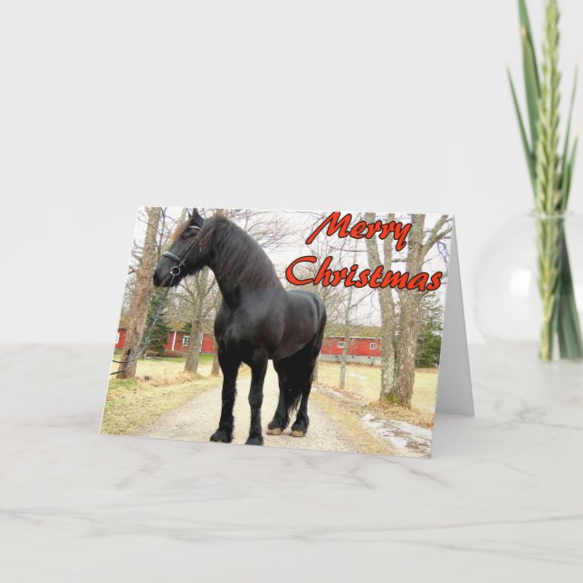 Horse God jul.jpg Helgkort (Framsida)