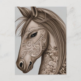 Horse Graphic Vykort