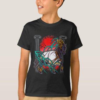 Horse Grege Myths Zeus Ancient Gods Equine Lightni T Shirt