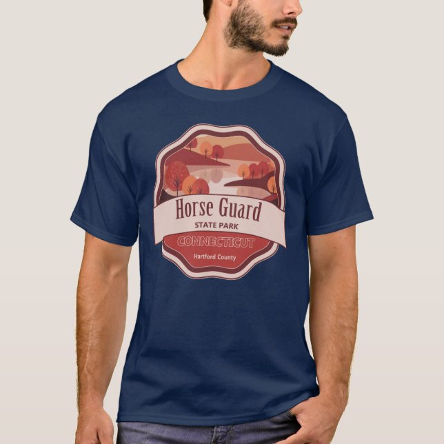 Horse Guard State Park Hartford County Connecticut T Shirt (Framsida)