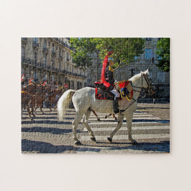 Horse Guards Paris. Pussel (Horisontell)