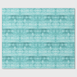 Horse Hair Tile Stripe Teal Presentpapper