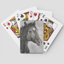 Horse Hand plockade Art Casinokort