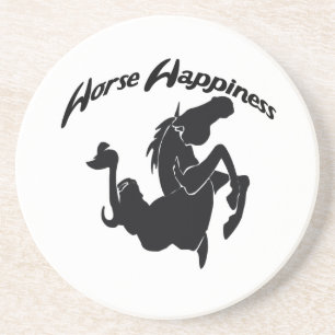 Horse Happiness Underlägg Sandsten