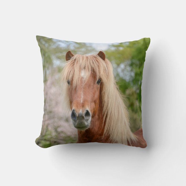 Horse Head Aegidienberger kor isländska och Paso Kudde (Framsida)
