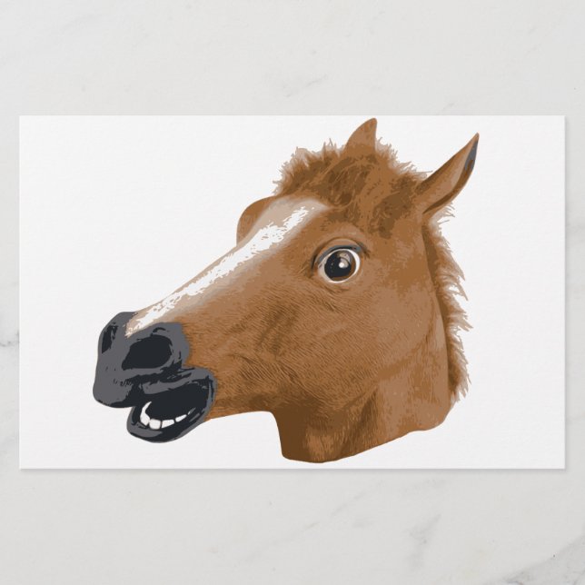 Horse Head Creepy Mask (Framsida)