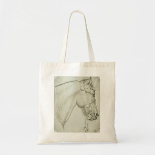 Horse Head Fine Art Animal Teckning Tygkasse