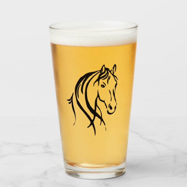 Horse Head Glaskopp (Framsida fylld)