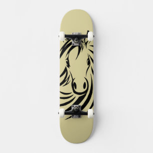 Horse Head Mini Skateboard Bräda 18,7 Cm