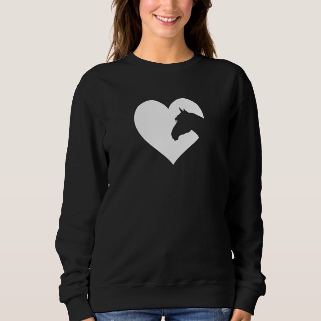 Horse Heart Horse T Shirt (Framsida)