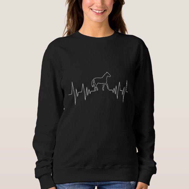 Horse Heartslag T Shirt (Framsida)