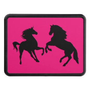 Horse Hitch Cover Rosa - Välj Färg Dragkroksskydd