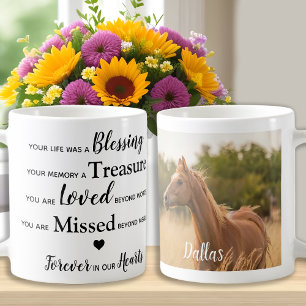 Horse Horse för hästpenselförlust Kaffemugg