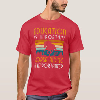 Horse Horse Girl Dressage-vänner T Shirt