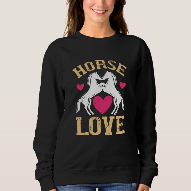 Horse - Horse Kärlek T Shirt (Framsida)