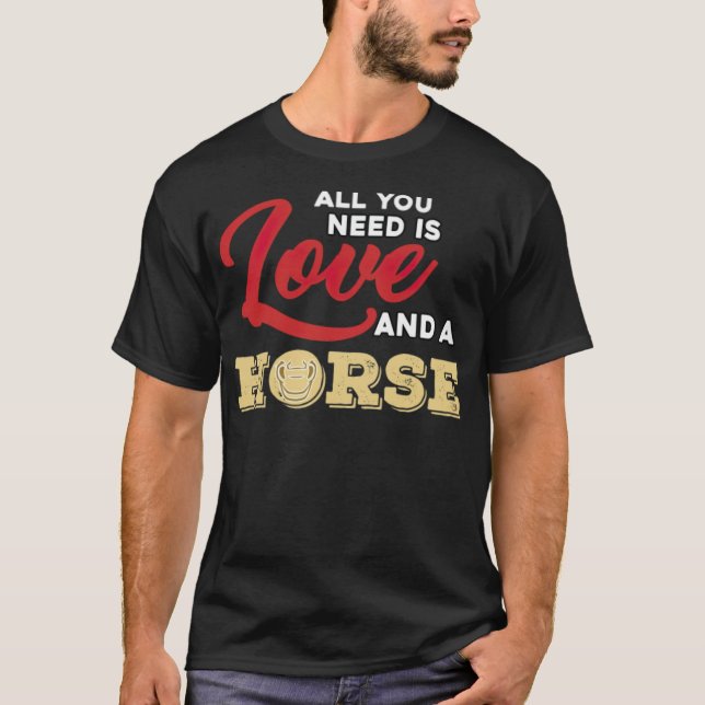 Horse Horse Lover Gift sport land T Shirt (Framsida)