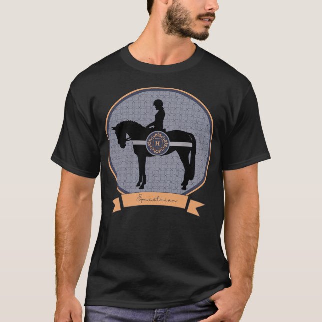 HORSE HORSES artsy ranch T Shirt (Framsida)