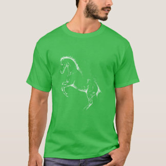 Horse Horses Rider Barn Farm Equestrian-vänner T Shirt