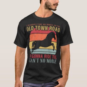 Horse Horses Tävla Riding Horseman Gift rad T Shirt