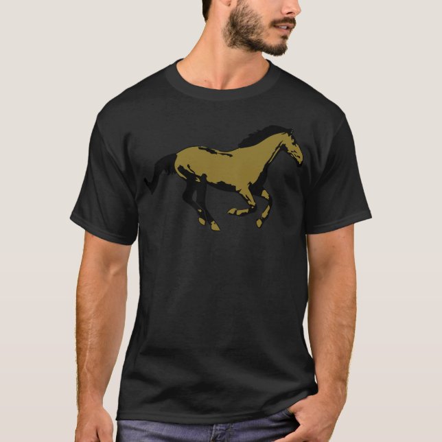 Horse horses western  t shirt (Framsida)