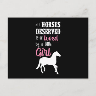Horse Horseshoe Horses Riding Ord Gift Idea Vykort