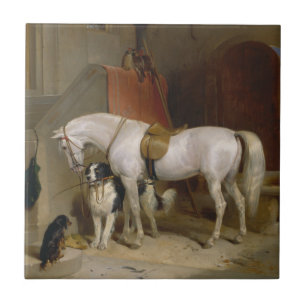 Horse hund Favorites målar konst Landseer Properti Kakelplatta
